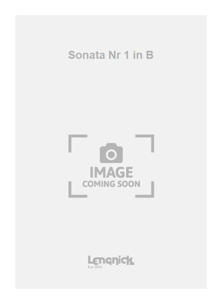 Sonata Nr 1 in B